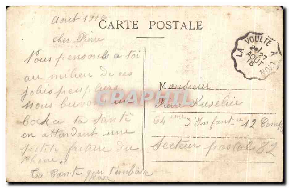 CPA Vernaison Vue Generale a Raccordement  — Rückseite