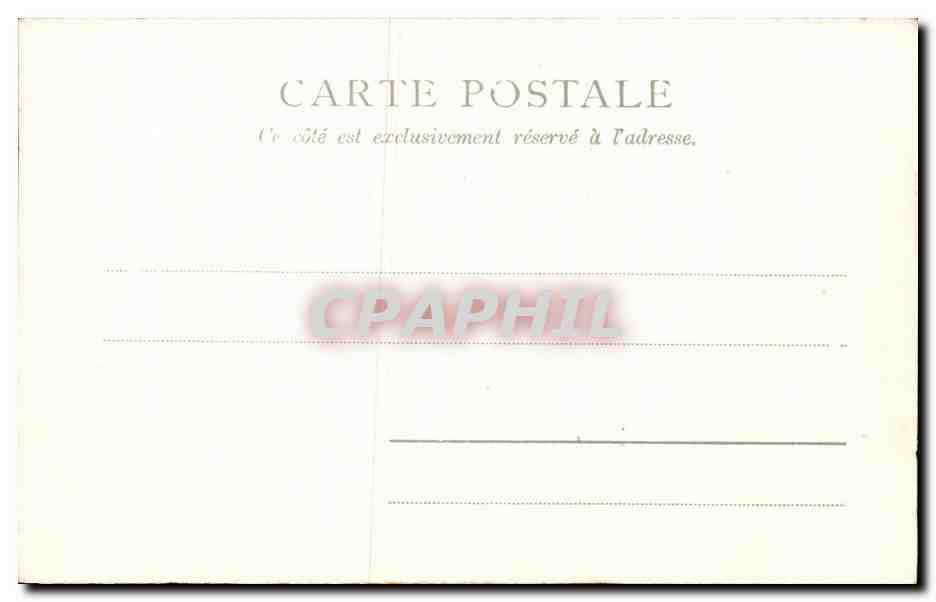 CPA Place du Palais de Justice Tours  — Rückseite