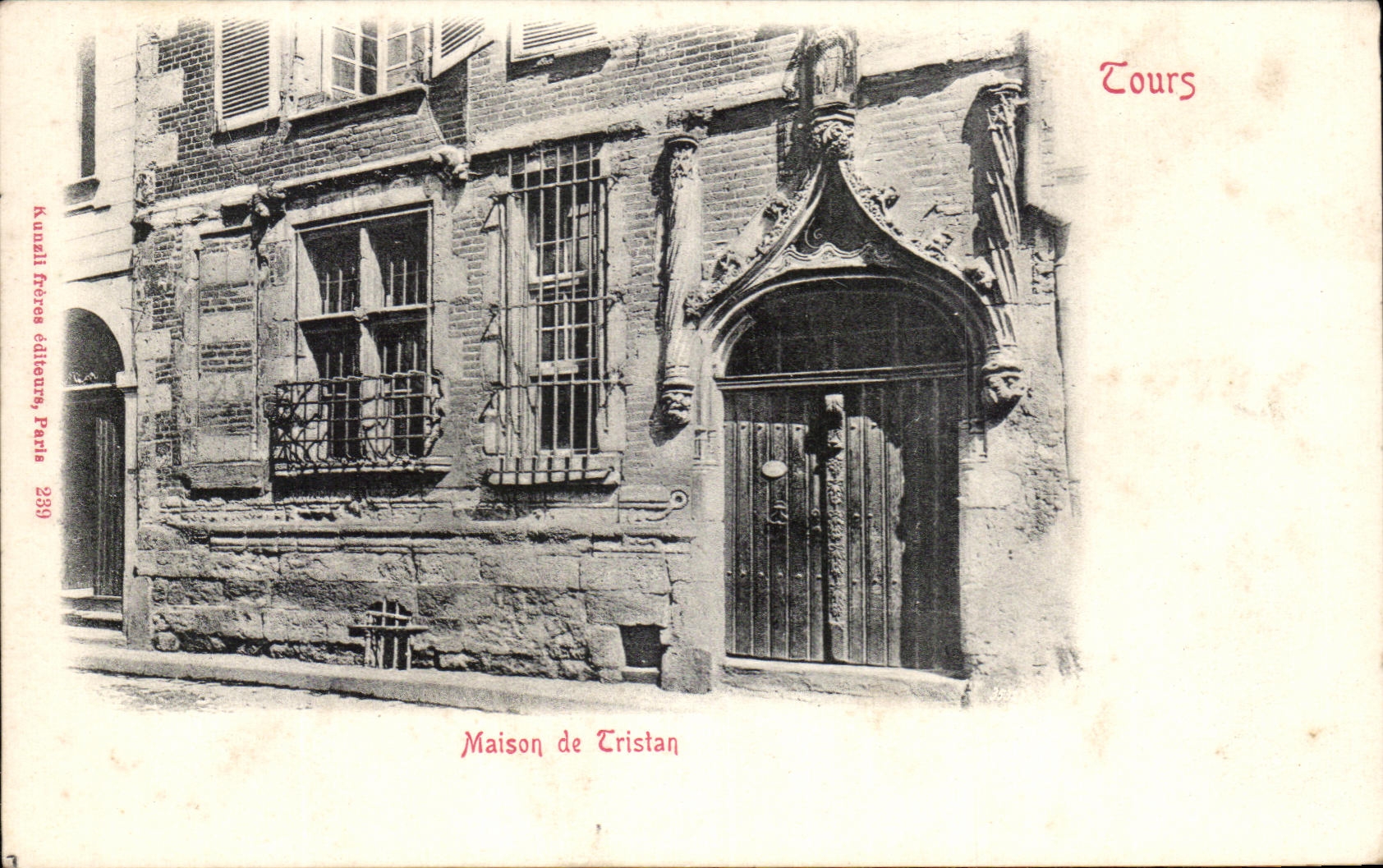 CPA Tours Maison de Tristan 