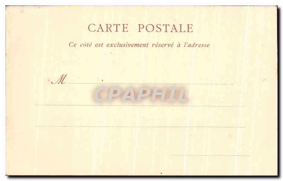 CPA Langeais Porte d'Entree du Chateau — Rückseite