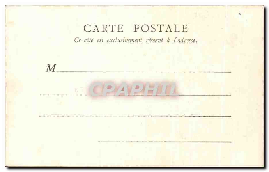 CPA Amboise Portail de la Chapelle — Rückseite