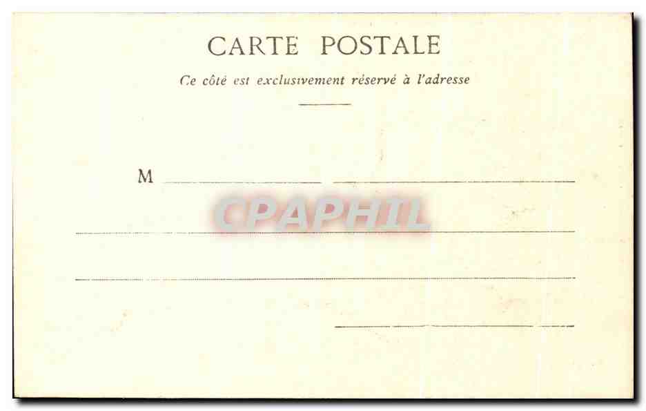 CPA Amboise Hotel de Ville  — Rückseite
