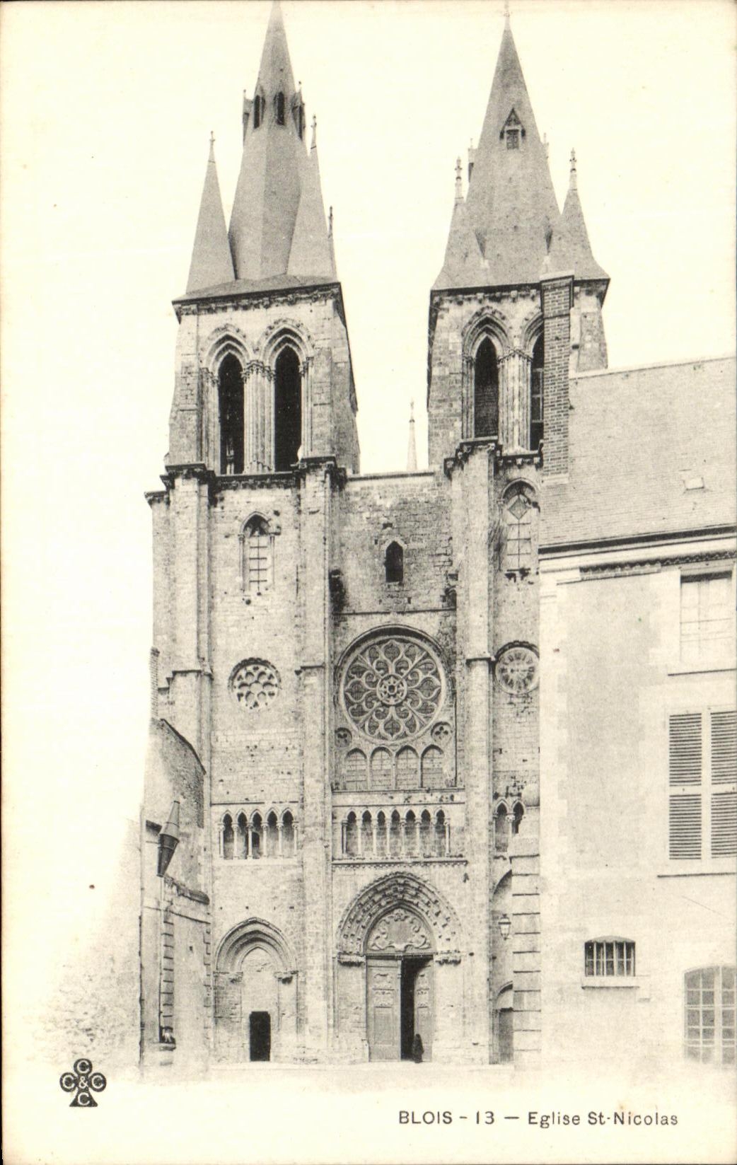 CPA Blois Eglise St Nicolas