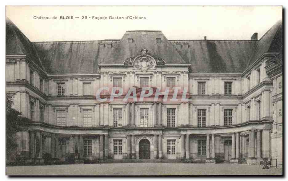 CPA Chateau de Blois Facade Gaston d'Orleans