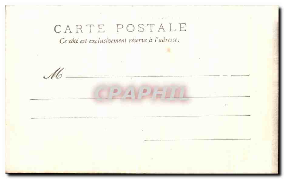 CPA Chateau de Blois Facade Gaston d'Orleans — Verso
