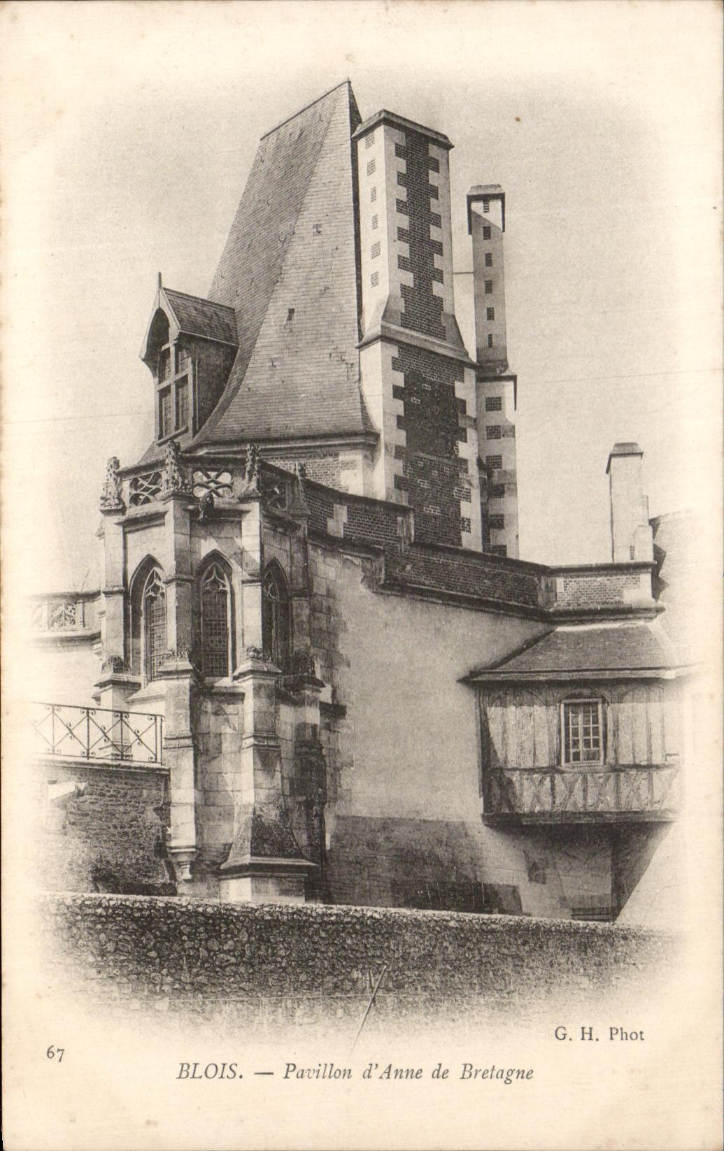 CPA Blois Pavillon d'Anne de Bretagne 