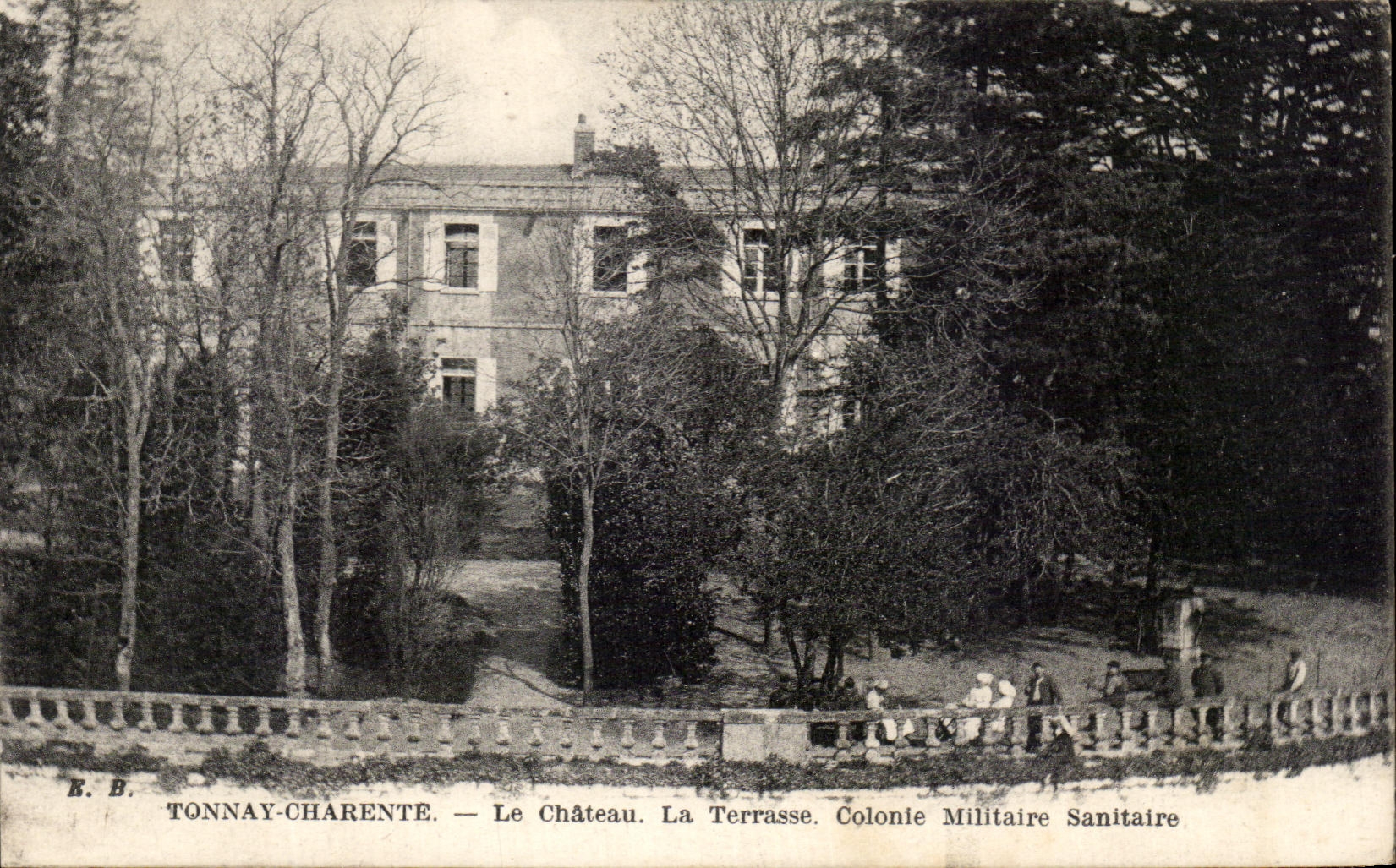 CPA Tonnay Charente Le Chateau La Terrasse Colonie Militaire Sanitaire 