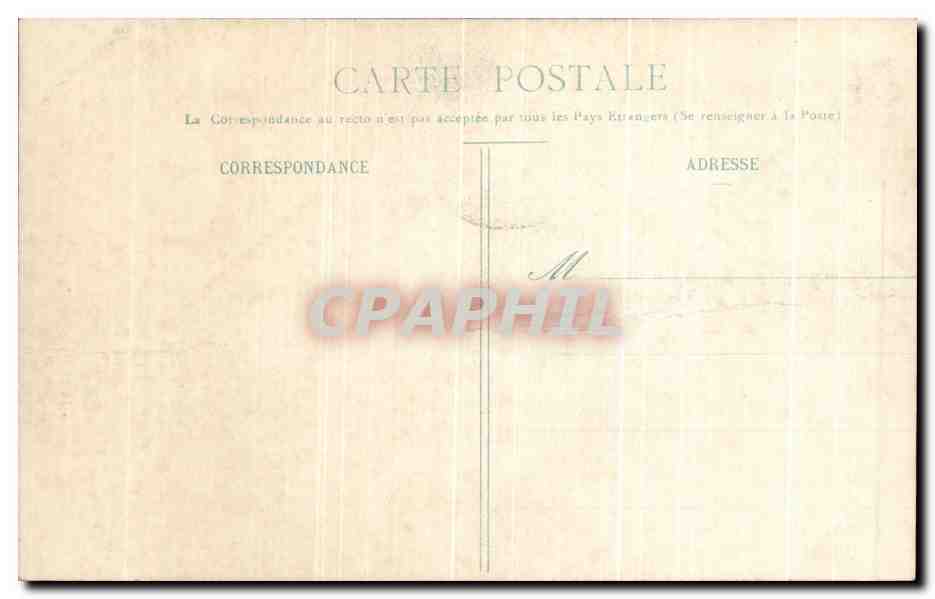 CPA Foret De Fontainebleau Le Pharamond — Verso