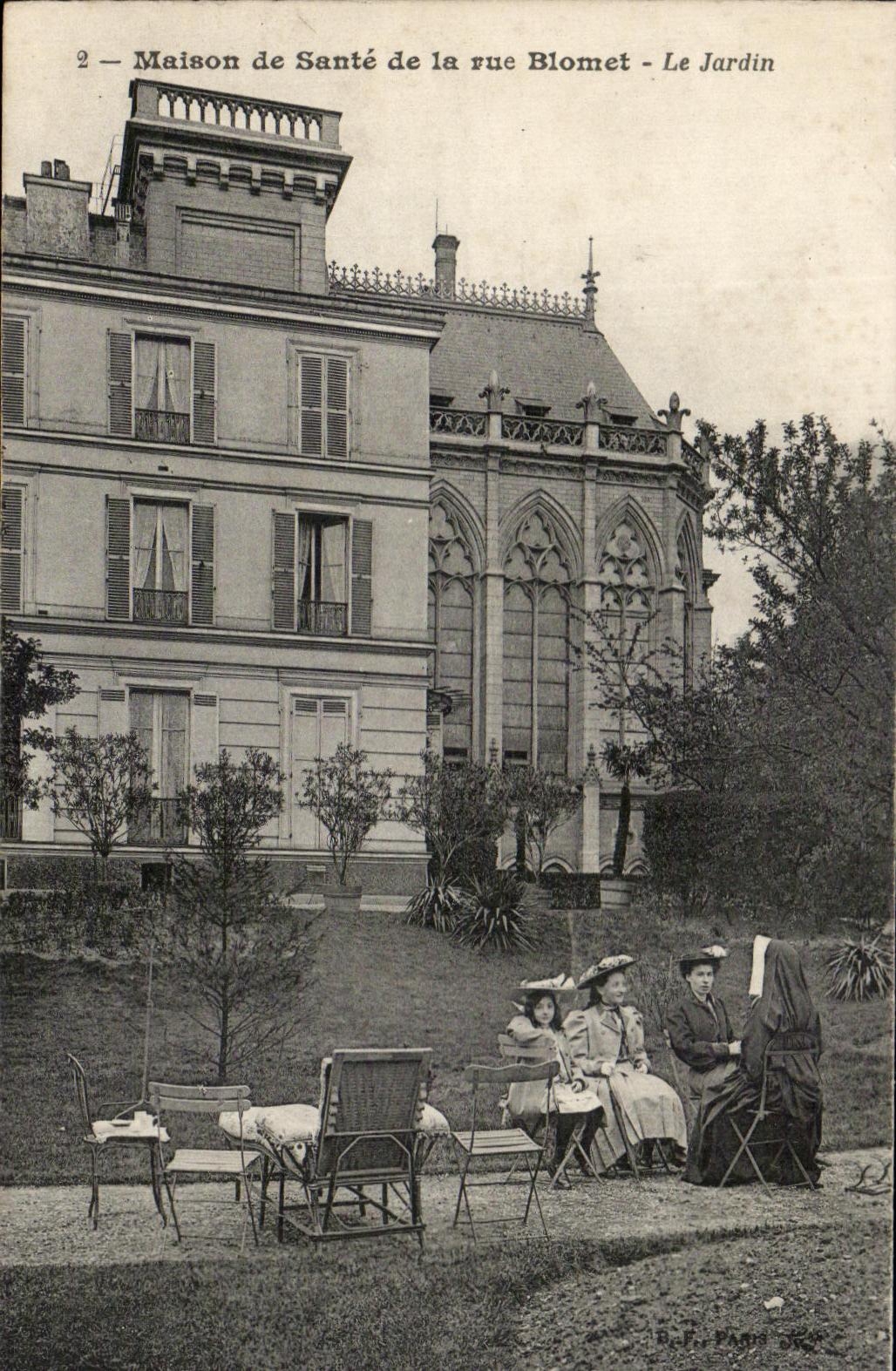 CPA Maison de Sante de la Rue Blomet Le Jardin Paris 