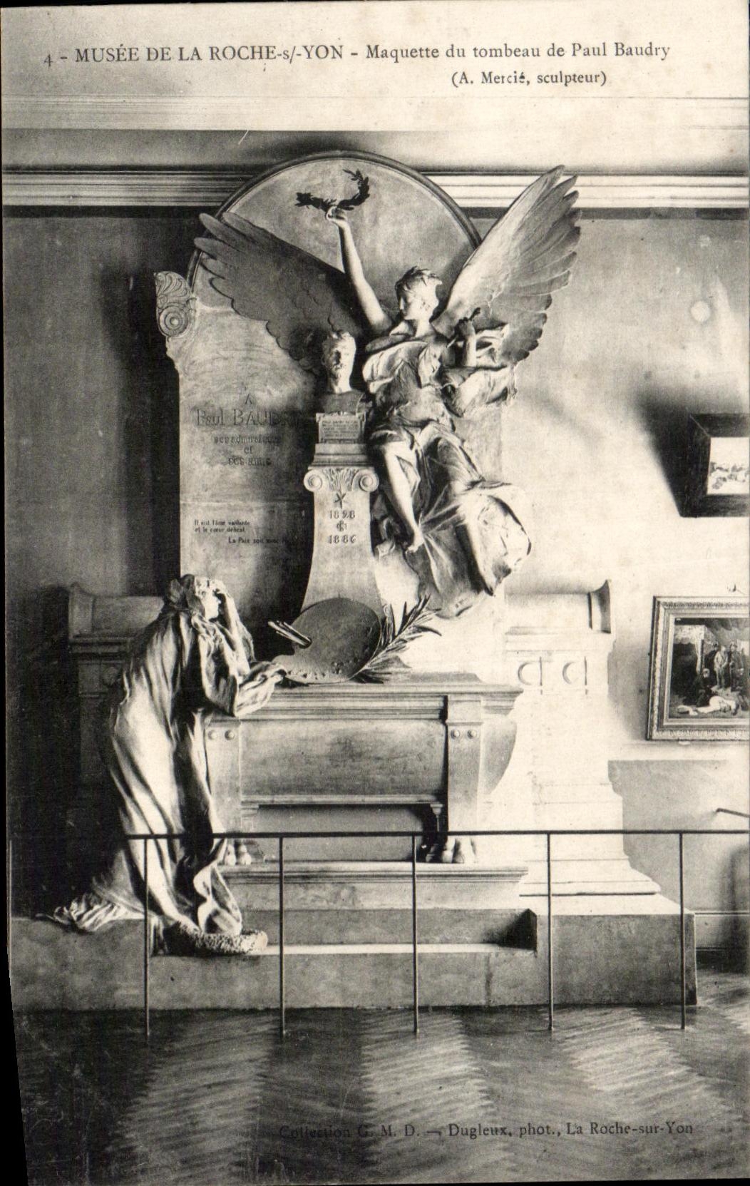 CPA La Roche Sur Yon Maquette de Tombeau de Paul Baudry 