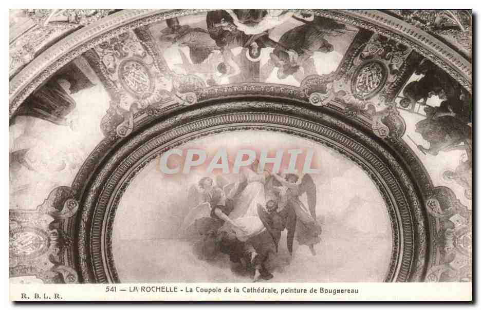 La Rochelle — La Coupole de la Cathédrale, peinture de Bouguereau — R. B. L. R. n° 541