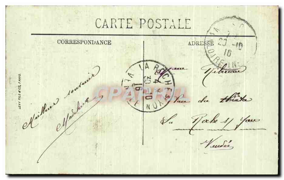 CPA Nantes Jardin des Plantes Cerf et biche  — Rückseite