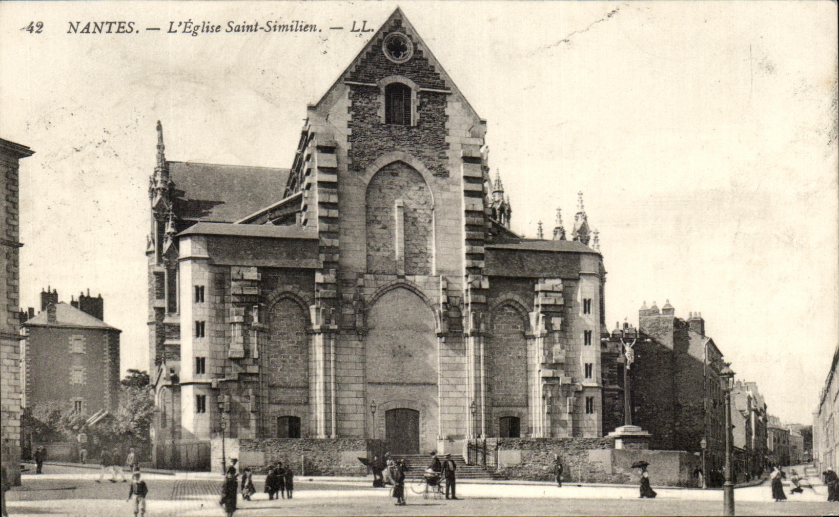 CPA Nantes l'Eglise Saint Similien 