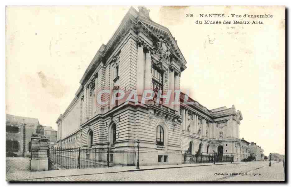 CPA Nantes Vue d'ensemble du Musee des Beaux Arts