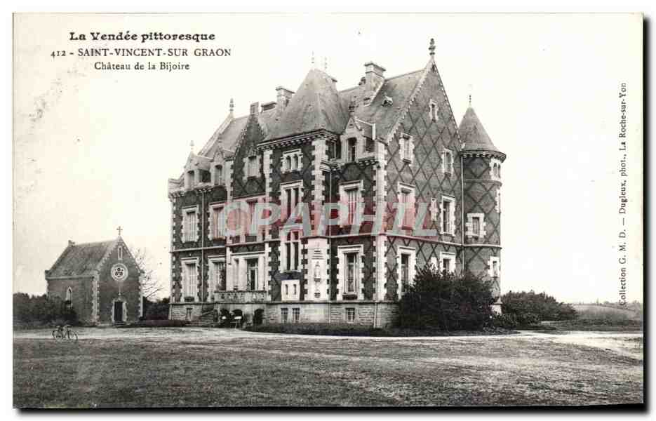 Château de la Bijoire — Saint-Vincent-sur-Graon — Collection G. M. D. — Dugleux