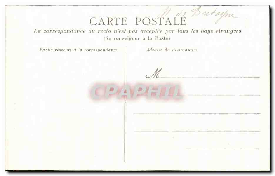 Château de la Bijoire — Saint-Vincent-sur-Graon — Collection G. M. D. — Dugleux — Rückseite
