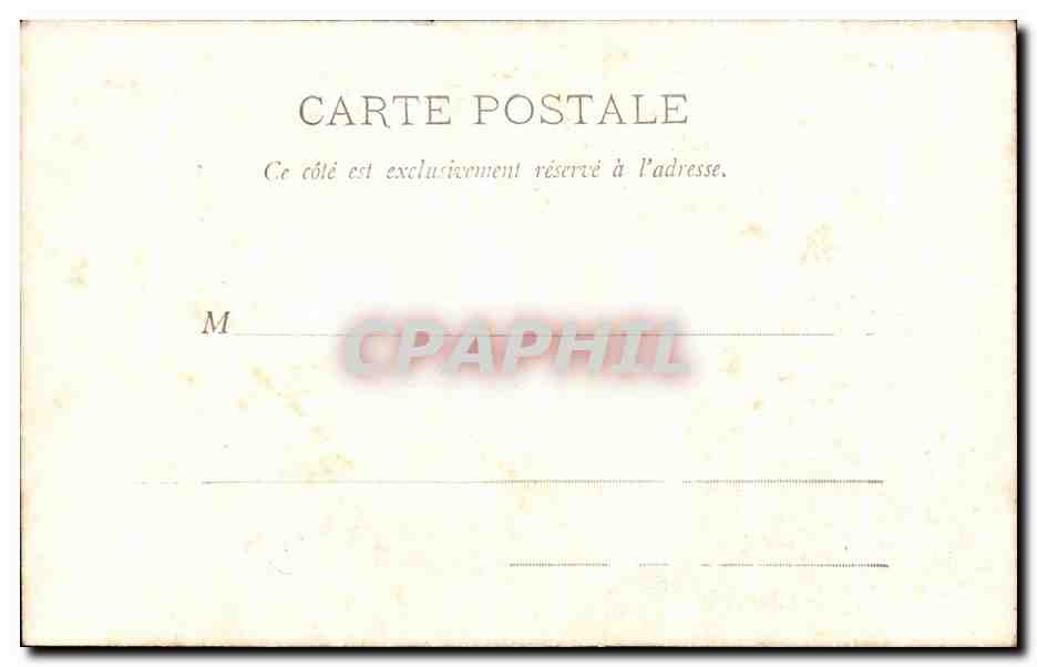 CPA St Hilaire De Talmont Cheminee du Grand Salon — Rückseite