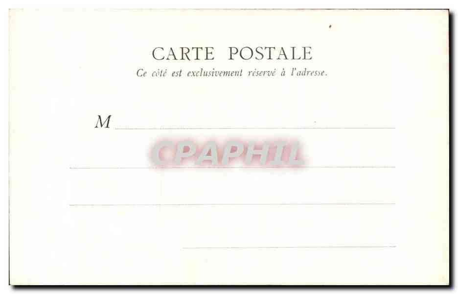 CPA la Cantaudiere pres des Moutiers — Back