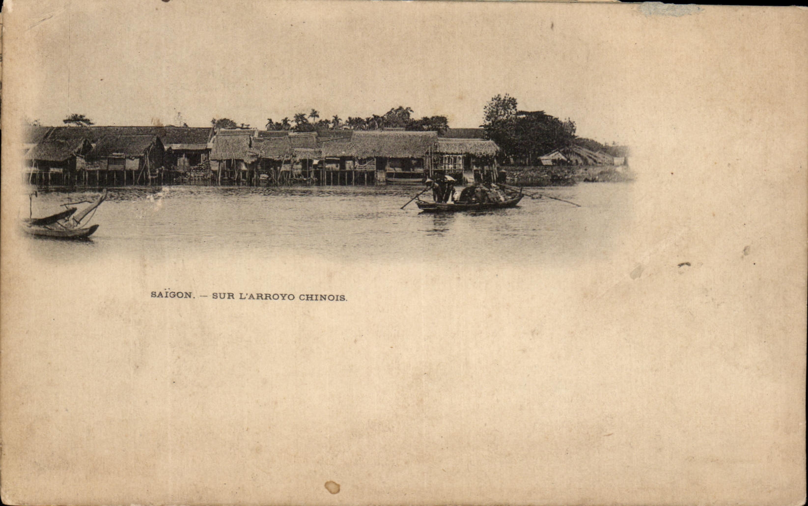 CPA Saigon Sur L'Arroyo Chinois Vietnam Indochine