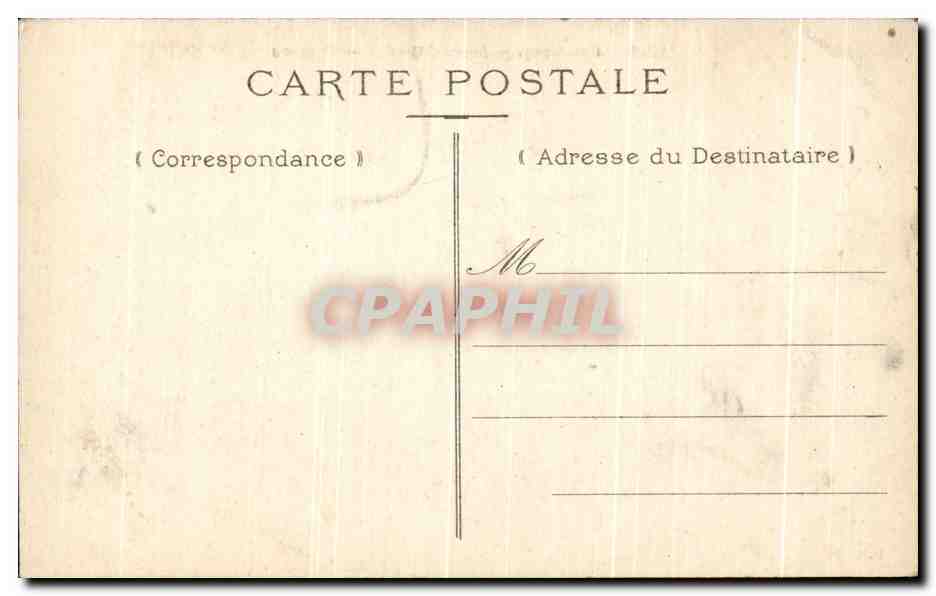 CPA Montmorncy Avenue Emelie Chateau — Back