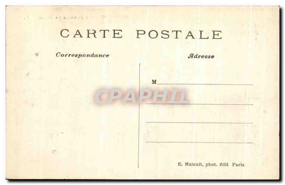 CPA Sceaux La Justice De Paix — Rückseite