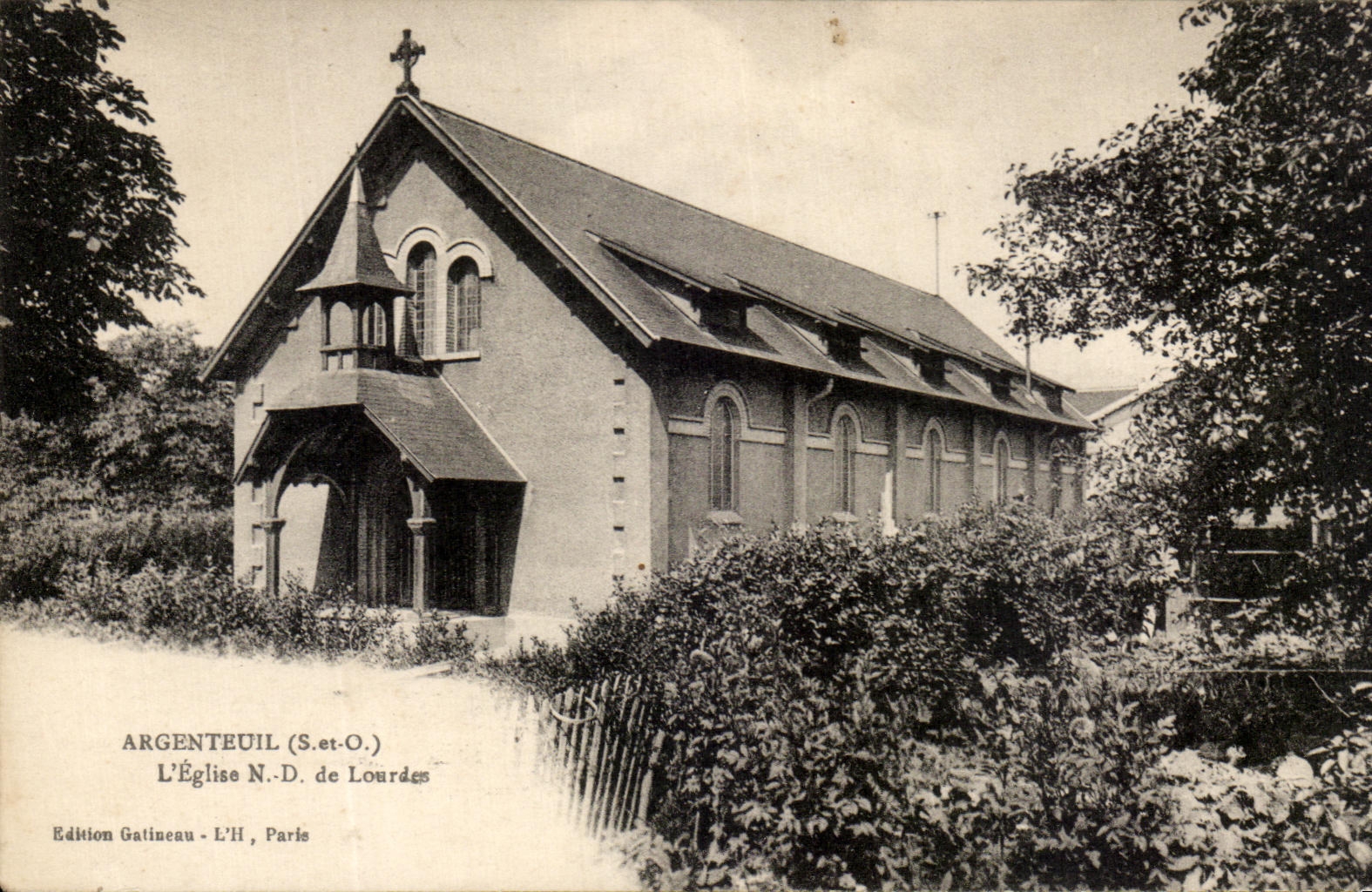 CPA Argueteuil L'Eglise ND De Lourdes