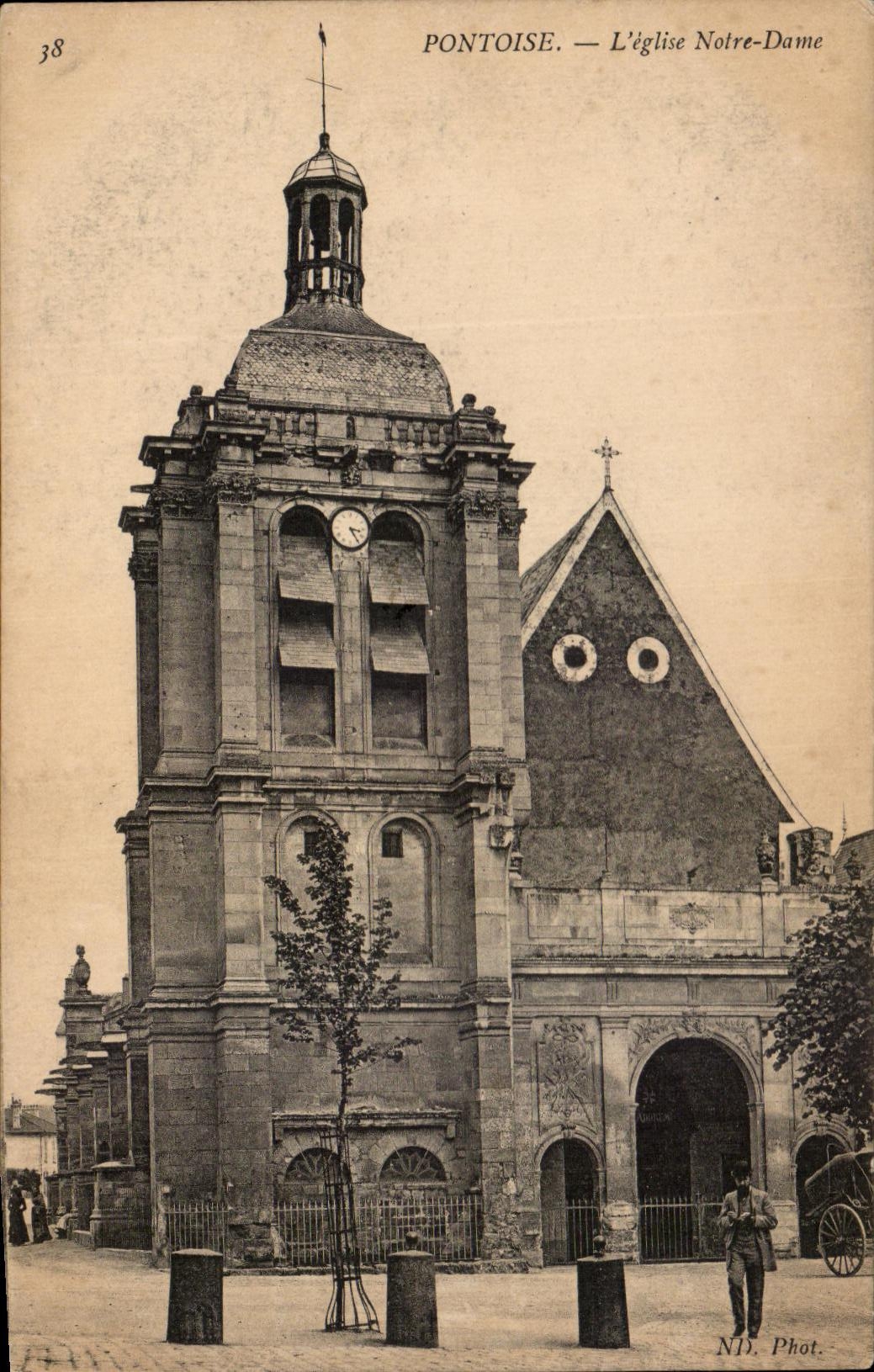 CPA Pontoise L'Eglise Notre Dame