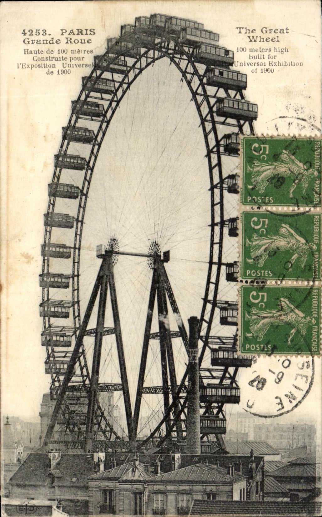 CPA Paris Grande Roue 