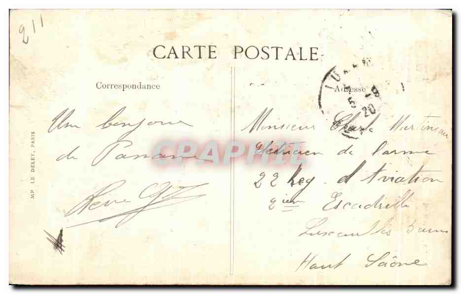 CPA Paris Grande Roue  — Rückseite
