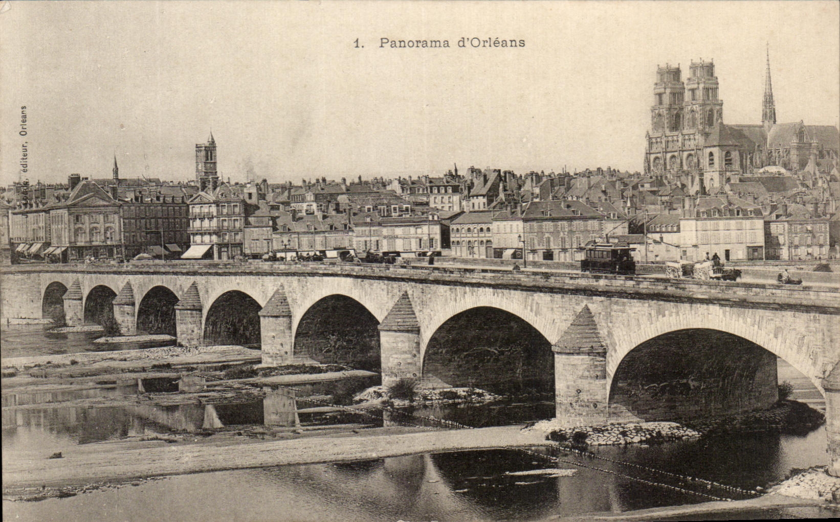 CPA Panorama d'Orleans