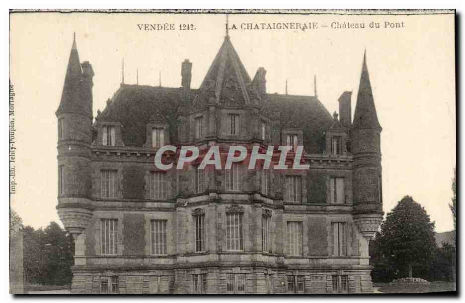 CPA Vendee la Chataigneraie Chateau du Pont