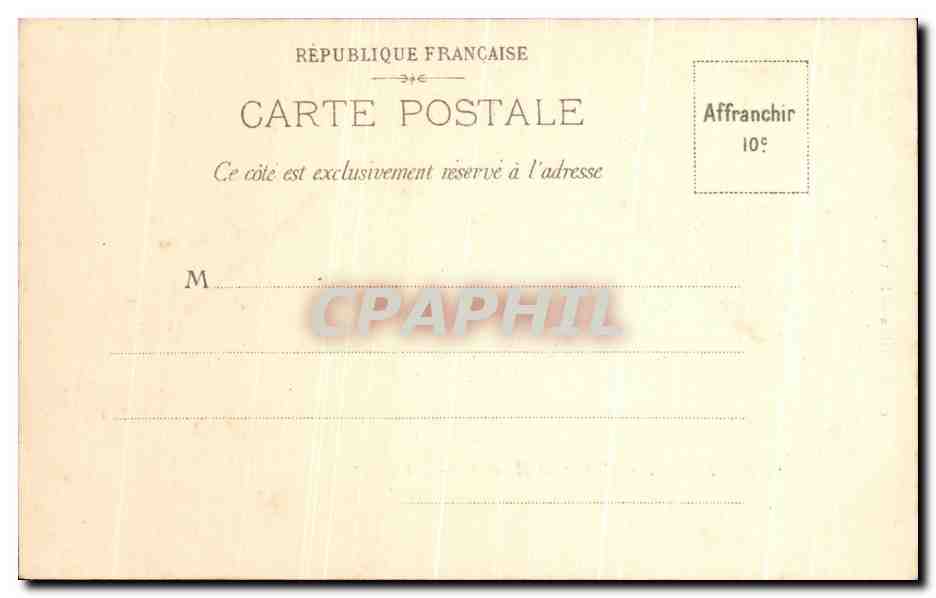 CPA Poitiers Eglise Ste Hilaire — Rückseite