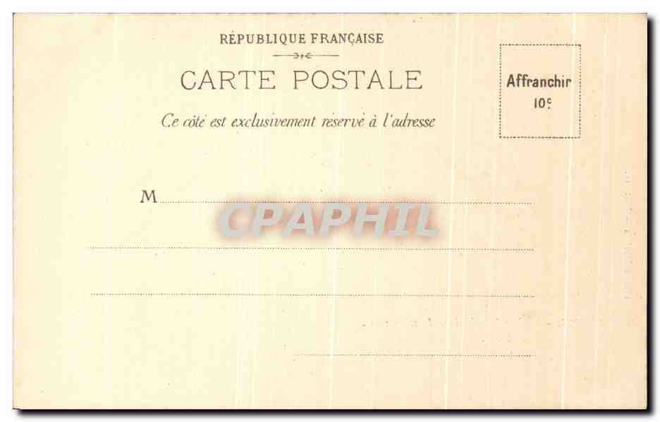 CPA Poitiers Abside de l'Eglise Montierneuf — Rückseite