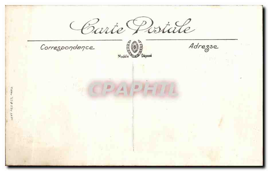 Pottiers — Vallée du Clain — Vue prise des Jardins de Blossac — N.G. — Verso