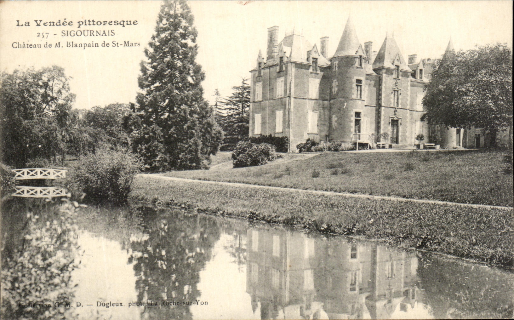 CPA Sigournais Chateau de M Blaupain de St Mars 