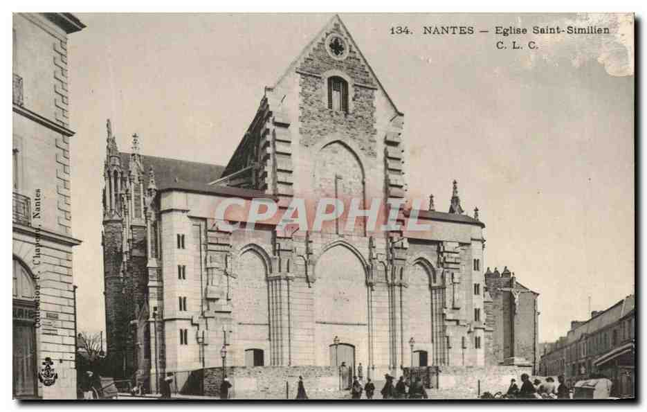 CPA Nantes Eglise Saint Similien