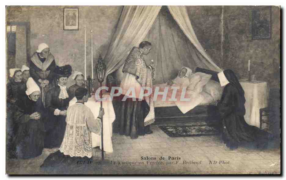 CPA Salons de Paris Le viatique en Vendee Brillaud