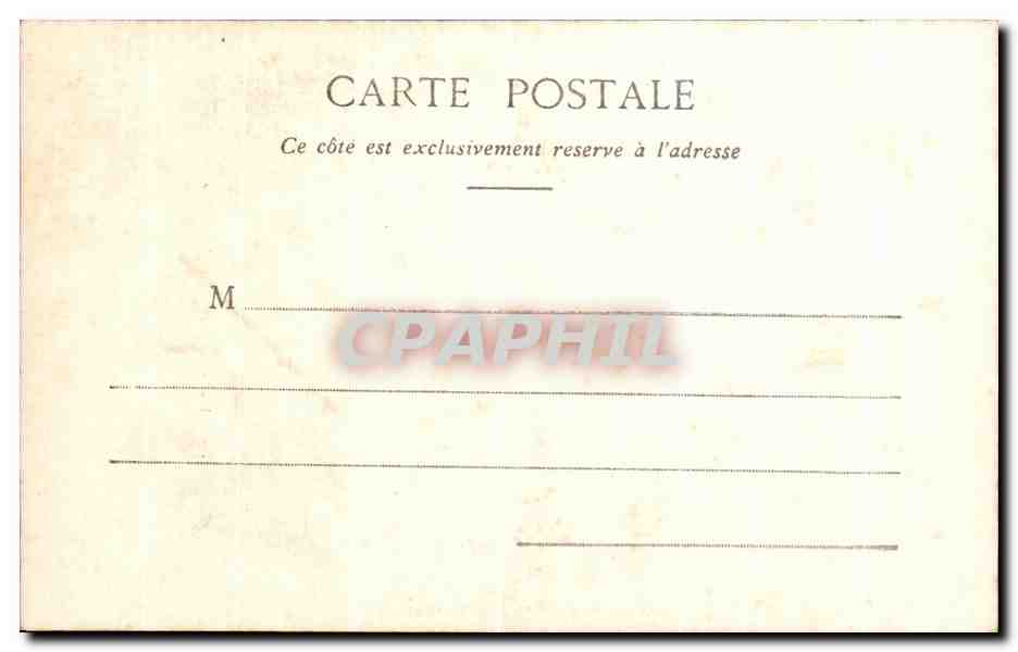 CPA Orleans Eglise St Euverte Porche  — Rückseite