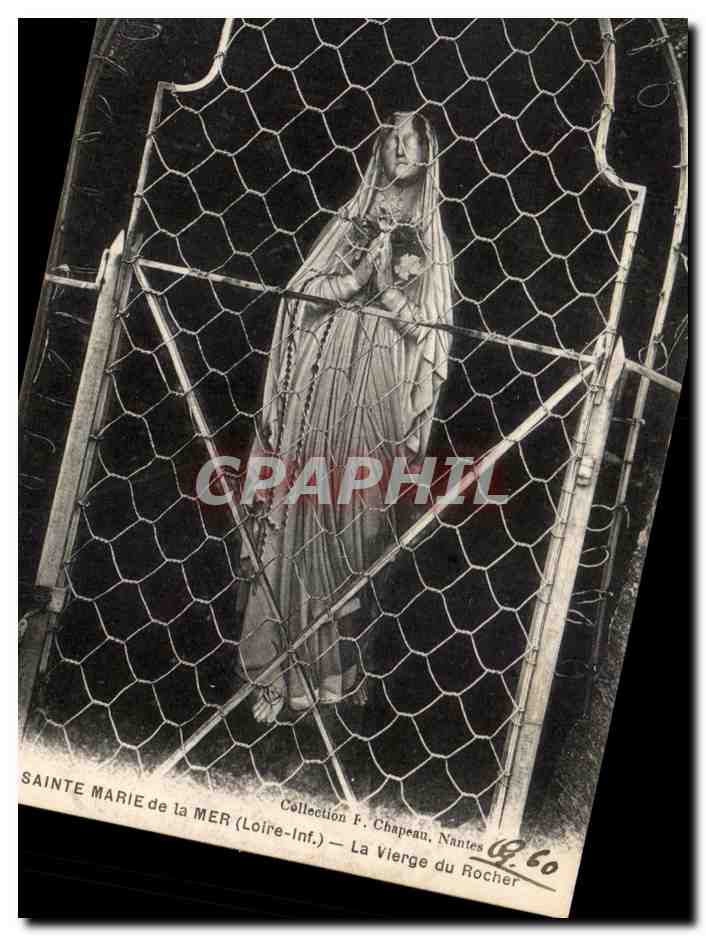 CPA Sainte Marie de la Mer La vierge au rocher
