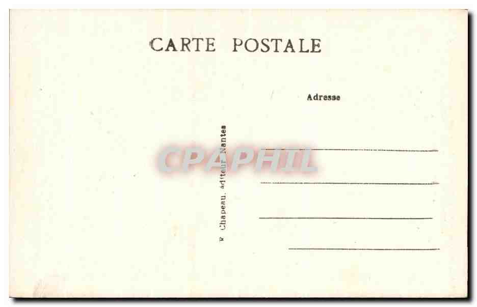 CPA Madones Nantaises Sautron Notre Dame de Bon Garant Chapelle — Rückseite
