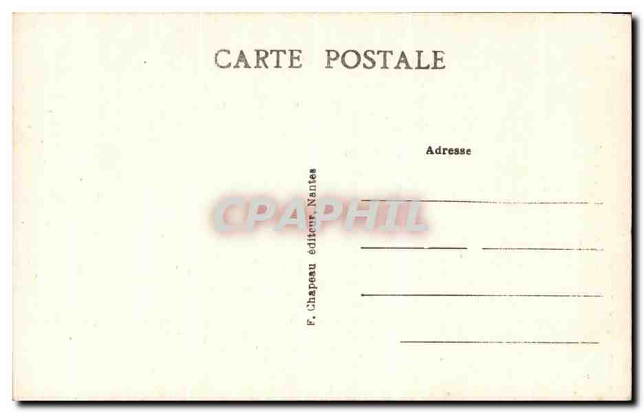 CPA Madones Nantaises Batz Sur Mer Interieur de leglise Notre Dame de Bonne Nouvelle — Back