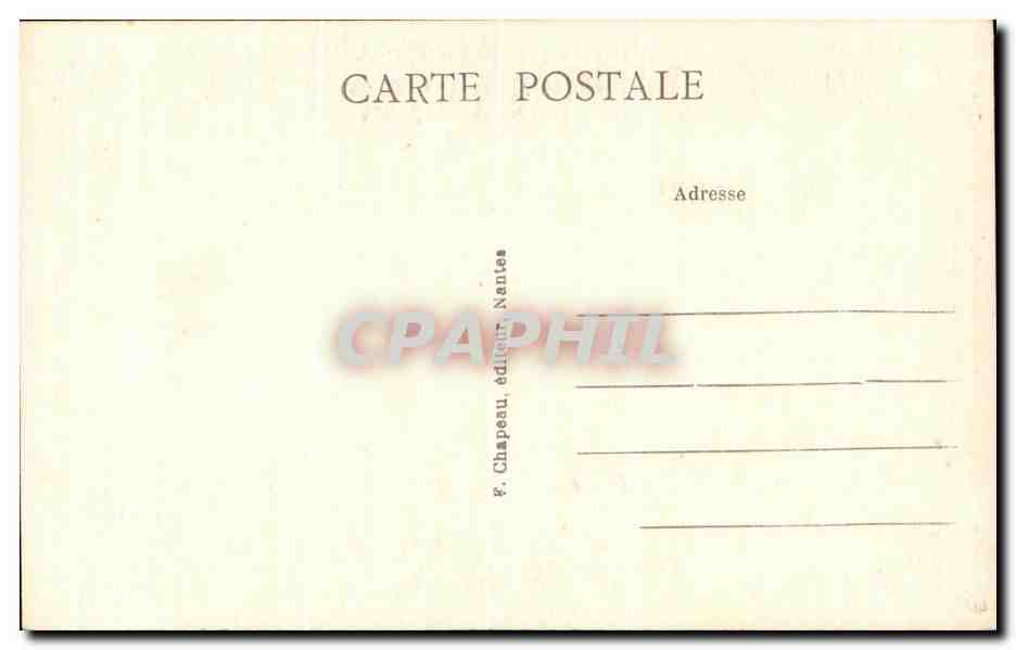 CPA Madones Nantaises Anceins En L'Eglise Notre dame du Tres Saint Coeur  — Back
