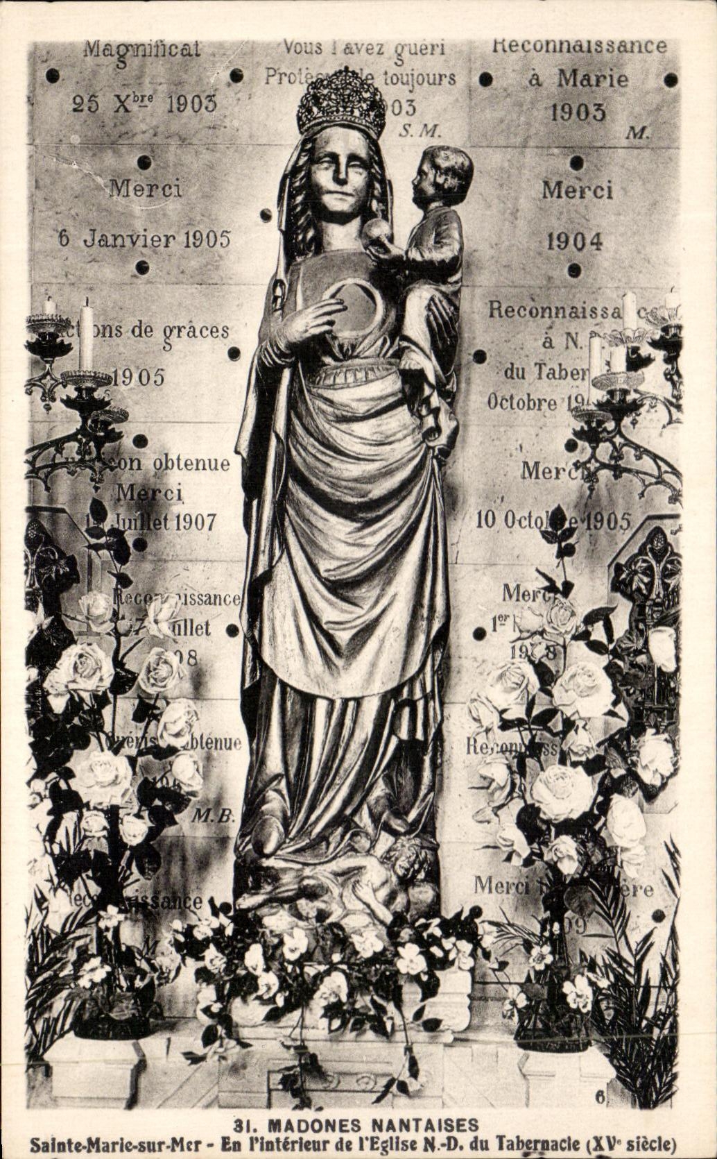 CPA Madones Nantaises Sainte Marie sur Mer En l'Eglise N D du Taberreache 