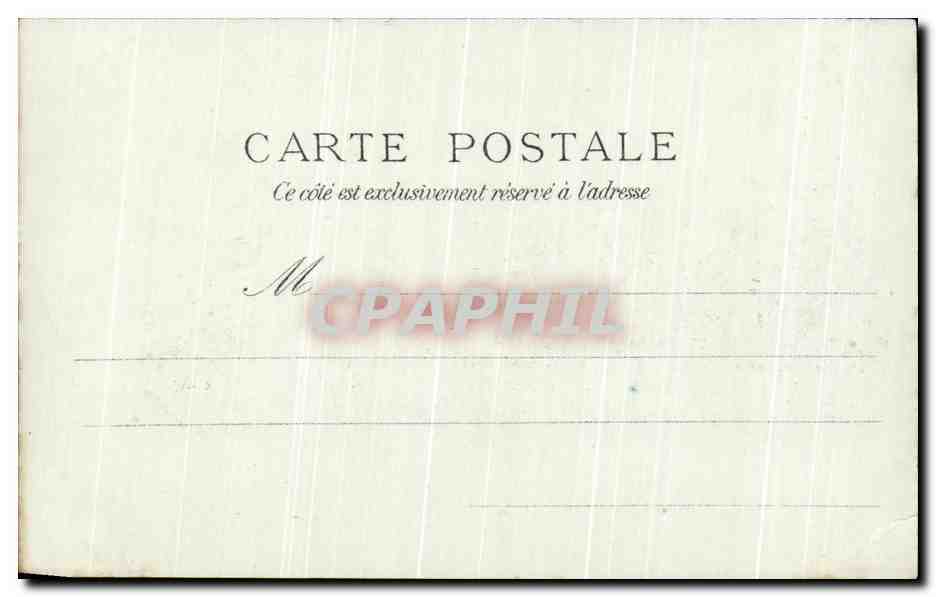 CPA Le Folgoet Le Doyenne ancien Chateau de la Duchesse Anne Le Calvaire  — Rückseite