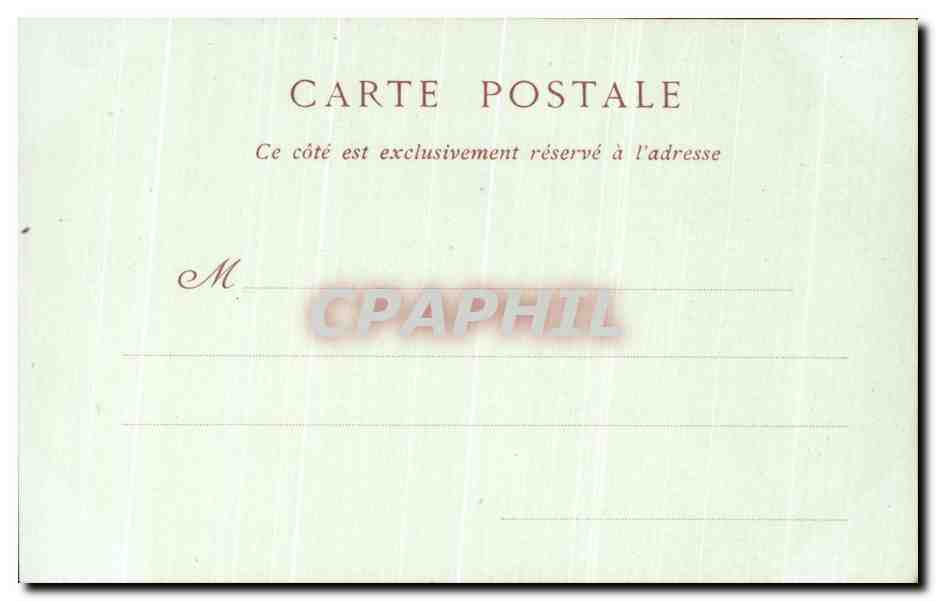 CPA Le Huelgoat La grotte d'Artus — Rückseite