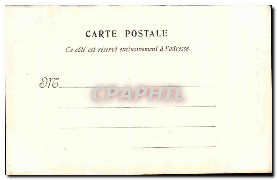CPA Huelgoat roches du Menage de la Vierge  — Rückseite