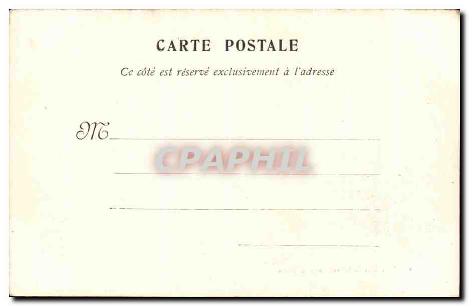 CPA Morlaix Baptistere De St Melaine — Rückseite