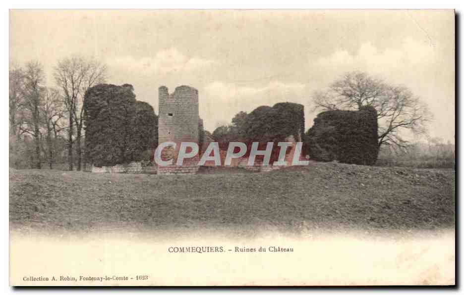 CPA Commequiers Ruines Du Chateau