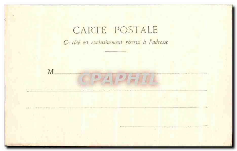 CPA Rochers Fantastiques A Sion — Rückseite