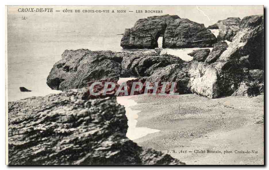 CPA Croix De Vie Cote De Vie A Sion Les Roches